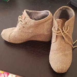 TOMS Wedge Booties